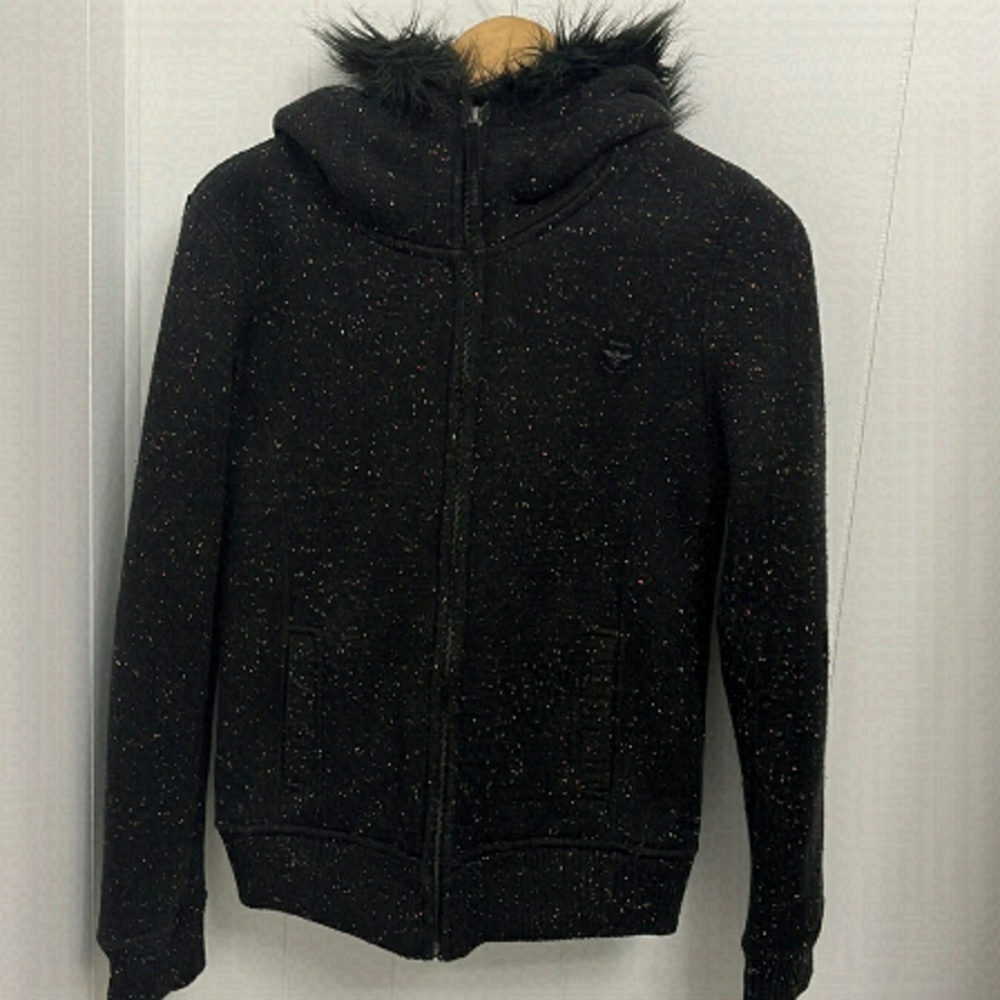 Ladies Bench fleece Lined Sweater Large